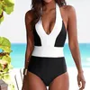 Damen Bademode Jungen Badeshorts Größe 1416 Damen Gestreifter Strampler Damen Badeanzug Push Up Bandage Monokini Badeanzug