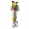 Halloween Yellow Fox Dog Husky Mascot Costume Easter Bunny Plush costume costume theme fancy dress Advertising Birthday Party Costume Outfit