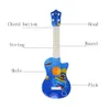 Guitarra para niños, instrumento Musical, ukelele, juegos musicales para bebés, juguetes educativos de aprendizaje para niños pequeños