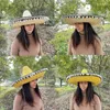 Berets Fiest Hat Sombrero Party Mini Mexicans Straw