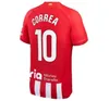 24 25 Jerseys de futebol do Atlético M.llorente Griezmann 2023 2024 2025 Madriids 120º aniversário 23 Koke Saul Correa Lemar Camisa de futebol de homens