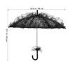 Parapluies dentelle parapluie mariage mariée mariée Goth décor thé fête Miss Western robes Parasol