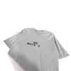 Lyxdesigners herr- och kvinnors korta ärm Sportkläder set Summer High Edition li Loose Simple Unisex Letter Par Old Short T-shirt