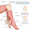 Massaggiatori per gambe Massaggiatore per gambe e piedi con circolazione del sacchetto Massaggio sequenziale di compressione dell'aria per favorire la circolazione sanguigna Dispositivo per la perdita di peso 231109