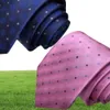 Luxury Designer Ties Silk Handmade Neckties Fashion Letter Mens Necktie Business Leisure Neckwears Blue Pink Aldult4195743