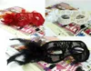 Masquerade Lace Mask Masquerade Costume for Women Mardi Gras Mask with Flower 3 ColourRed White Black9127216