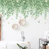 Wandstickers groen blad bloem woning verwijderbare muursticker pvc sticker slaapkamer woonkamer poster zelf adhesieve decoratieve kunst muurschildering 230410