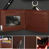 Card Holders Vintage Men Leather Wallet Short Slim Male Purses Money Clip Dollar Price Portomonee Carteria Dropship