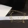 Kvinnor Desinger Anklets 18K Gold Plated Summer Rostfritt stål Pendantkedja Legsmycken Fashion Accessories Gift