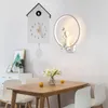 Väggklockor modern gökfågel design kvarts hängande klocktimer för hemmakontorsdekoration