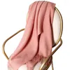 Scarves Wool Scarf For Women Thick Warm Long Beige Ladies Winter Pure Shawls Wraps Foulard Femme Cashmere