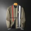 2023 Designer Luxury Classic Mens Jacket Sport Windbreaker Long Sleeve Mens Jackets dragkedja män Casual Coat Plaid Jackor Plus Size M-5XL
