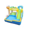 Uppblåsbar dinosaurie Bouncer Slide med Ball Pit Jumping Jumper For Kids Toddler Bouncy Castle Park Outdoor Play Sports Toys Birthday Presents Fun in Garden Backyard