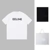 2023SS Spring/Summer High Quality Designer Letter Print T Shirt Cotton Tyg Rund Neck Pullover Kort ärm unisex t-shirt Sweatshirt W23A3D