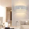 벽 램프 현대 빈티지 유리 유리 소기 크리스탈 조명 침실 조명 침대 옆