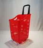 Produttori intero cestello portaoggetti in plastica maniglia rotante cestini per la spesa del supermercato cestino a mano con ruote6382520