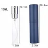 Wholesale Rotary Spray Bottle Travel Portable Perfume Bottles Glass Cosmetic Bottle Container 10ML