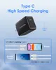 LLENTION 18W USB C-wandoplader Snel opladen Type C Opladerblok PD-lichtnetadapter voor iPhone 11/12/13/14/15/Pro Max, XS/XR/X, iPad Pro, AirPods Pro en meer
