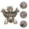 Decorações de jardim saco ornamento vintage artesanato personalidade chave fornecimento de bronze charme decorativo chaveiro pingente
