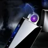 Accendini Carica portatile Ricarica USB Ruota Arco Plasma Impulso elettronico Senso a infrarossi Accendino antivento a induzione tattile