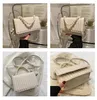 Borse da sera Catena di perle Ladies Top-handle Fashion Luxury Handbags Design Crossbody For Women Borsa a tracolla a righe verticali