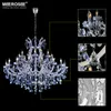 Maria Theresa Crystal Chandelier Light Fixture Stor blå hänge hängande lampa luster inomhushem Luminaires Lighting D1200mm H1000mm