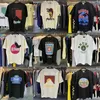 T-shirts pour hommes Nouveau style Windsurf Impression Rhude T-shirt Hommes Femmes Coton Streetwear Mode Tee Top Rhude Manches courtes avec étiquettes Chemise de haute qualité