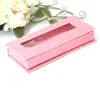 Light Pink Glitter False Eyelashes Packaging Box 3D Mink Lashes Empty Package Box Cardboard Magnetic Eyelash packaging box5075286