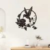 Garden Decorations Metal Bird Wall Decor Colorful Silhouette Modern Art Outdoor Decoration For Yard Living Room Home Patio