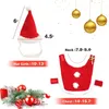 Vêtements pour chiens ATUBAN Costume de Noël pour animaux de compagnie Chat Santa Outfit Petit chien Chapeau de Noël avec manteau Ensemble Cat Année Vêtements Cosplay Fournitures Head Wear 231110