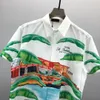 23 Yaz Moda Erkek Trailtsits Hawaii Plaj Pantolon Set Tasarımcı Gömlek Baskı Eğlence Gömlek Adam İnce Uygun Yönetim Kurulu Kısa Kollu Kısa Plajlar#ZP002