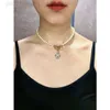 Ontwerper Viviene Westwoods ketting planeet ketting Saturnus vol diamanten Parelberen Vrouw Schattige Dieren Teddyberen Licht Luxe Parelketting Premium Feel Br