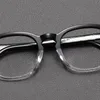 Lunettes optiques pour hommes femmes rétro designer TVR 511 montures en fibre de verre d'acétate de mode plaque de lentille anti-lumière anti-lumière ovale européenne et américaine avec boîte