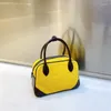 Sacos de noite coreano falso camurça travesseiro para mulheres bolsas de designer de luxo e bolsas 2023 em alça superior emenda pequena bolsa de ombro