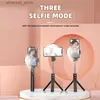 Selfie Monopods Bluetooth Remote Control Detachable Selfie Stick Tripod Live Broadcast Stand Photo Fill Light Tripod Selfie Stick For IOS Q231110