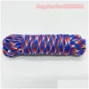 Klimtouwen Klimtouwen 100 meter dia.4 mm 7 standaardkernen Paracord voor survival Parachutekoord Lanyard Camtouw Wandelen Kledinglijn Dhcok