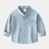 Kinderoverhemden jongens shirts lente herfst herfst peuter peuter kinderen shirt kleding voor baby tops kinderen shirts 230410