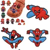 Cartoon Accessoires Bedels Groothandel Leuke Held Man Cartoon Schoen Accessoires Pvc Decoratie Gesp Zacht Rubber Klomp Snel Schip Drop Deli Dhuv9