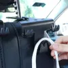 Yeni araba koltuğu Backrest gizli çok fonksiyonlu kanca otomatik bağlantı elemanı araba arka koltuk arka cep telefonu tutucusu yaratıcı başlık siyah kanca