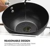 Pans Wok Pan Gas Stove Nonstick Frying Induction Hob Household Cooking Pot Wooden Kitchen Cookware Small Traditional