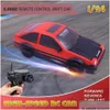 Electric/Rc Car Electricrc 2.4G Drift Rc 4Wd High Speed Toy Remote Control Gtr Model Ae86 Vehicle For Children Gifts Drop Delivery T Dh1A4