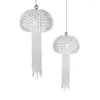 Lampadari Modern Jellyfish Crystal LED Illuminazione di lusso Illuminatore per soggiorno Lampada a sospensione a sospensione Cucina