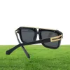 Fashion Luxury Designer 1801 Mascotte Pilot Square Occhiali da sole Square Mens Glassici Vintage Trend Glasshi all'avanguardia Outdoor Avantgarde Eyewear A6846047