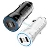 Szybkie szybkie ładowanie podwójna ładowarka samochodowa USB C 60W 40W PD Type C Auto Power Adapters dla iPhone'a 13 14 15 Pro Samsung S22 S23 S24 HTC B1