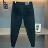 jeans broek designer jeans herenjeans slank passend nieuw trendy merk veelzijdige rechte broek borduurwerk quilten gescheurd merk vintage broek mode rechte jeans