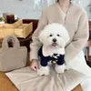 Dog Apparel Pet Two-legged With Bottom Coat Small And Medium-sized Winter Warm Cute Costumes Puppy Pomeranian Chihuahua Cotton Clothes