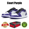 With Box Olive 1 1s basketball shoes for men women Black Phantom Reverse Mocha UNC Cement Court Purple mens womens trainers sports sneakers runners shoe