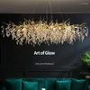 Lampadari Lampadario moderno di lusso francese Semplice Villa Duplex Lampada da terra Decorativo Ramo americano Soggiorno Crystal Led