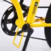 Bike Pedals 20 Inches Bicycle Carbon Steel Frame Folding Bike Light Easy To Carry Bicycle Variable Speed Rigid Frame Bike M230410