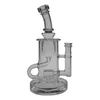 SAML Klein Bong Hookahs SOL Dab Rig Glass Recycler Smoking Flower Water Pipe Seed Of Life Joint Size 14.4mm Thick Base PG3003(FC-Klein)